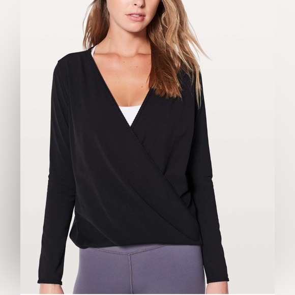 lululemon athletica Tops - Lululemon Full Freedom Long Sleeve
Black